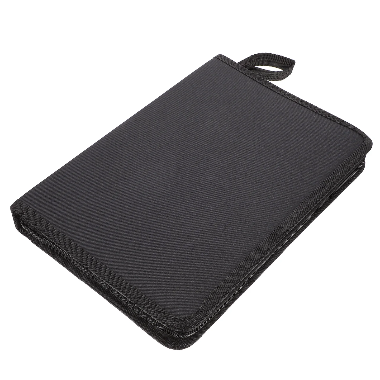 

Canvas Pencil Case Washable Material Smooth Zipper Large Capacity Lightweight Compact Sketch Pencils Bag Folding Student Teacher
