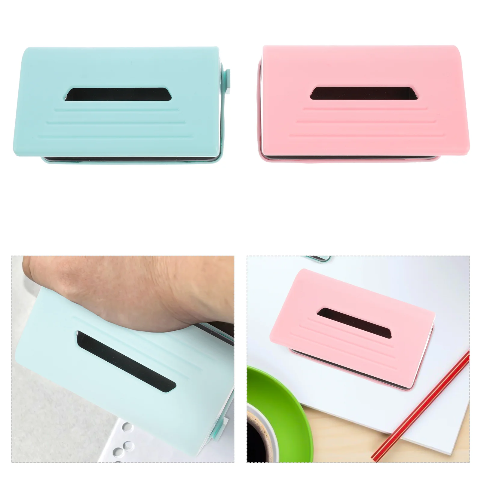 

2 Pcs Hole Puncher Single Loose-leaf Book Multifunctional Manual Crafts Useful Machine Durable