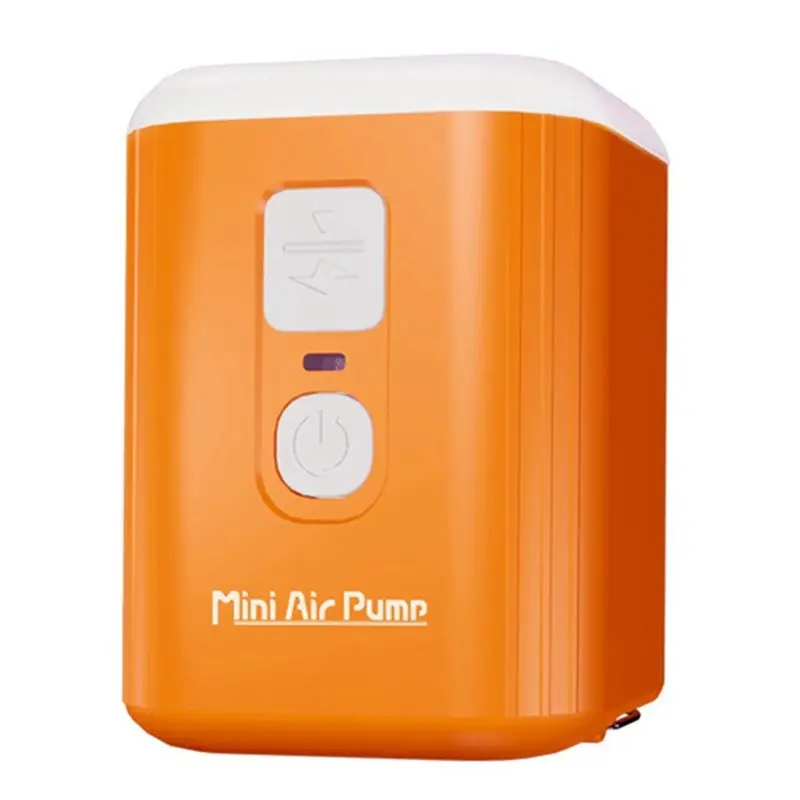 

【FITTING】Mini Air Pump Air Pump With 1600Mah Battery Camping Light Electric Pump For Vacuum Storage Bags, Air Mattress