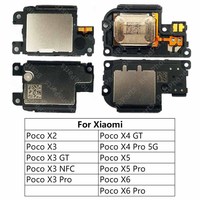 Loudspeaker For Xiaomi Poco X5 X6 Pro 5G X2 X3 NFC X4 GT Loud Speaker Buzzer Ringer Sound Module Replacement Parts