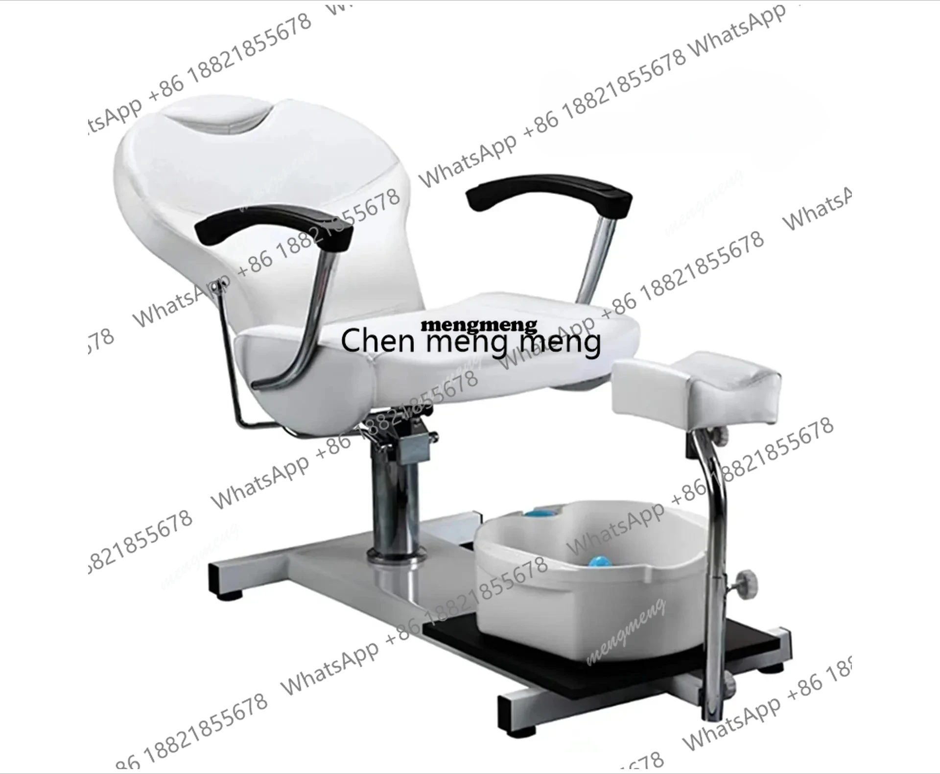 Simple Retro Beauty Salon Pedicure Barber Foot Bath Chair with Foot Bath Beauty Salon FurnitureSz