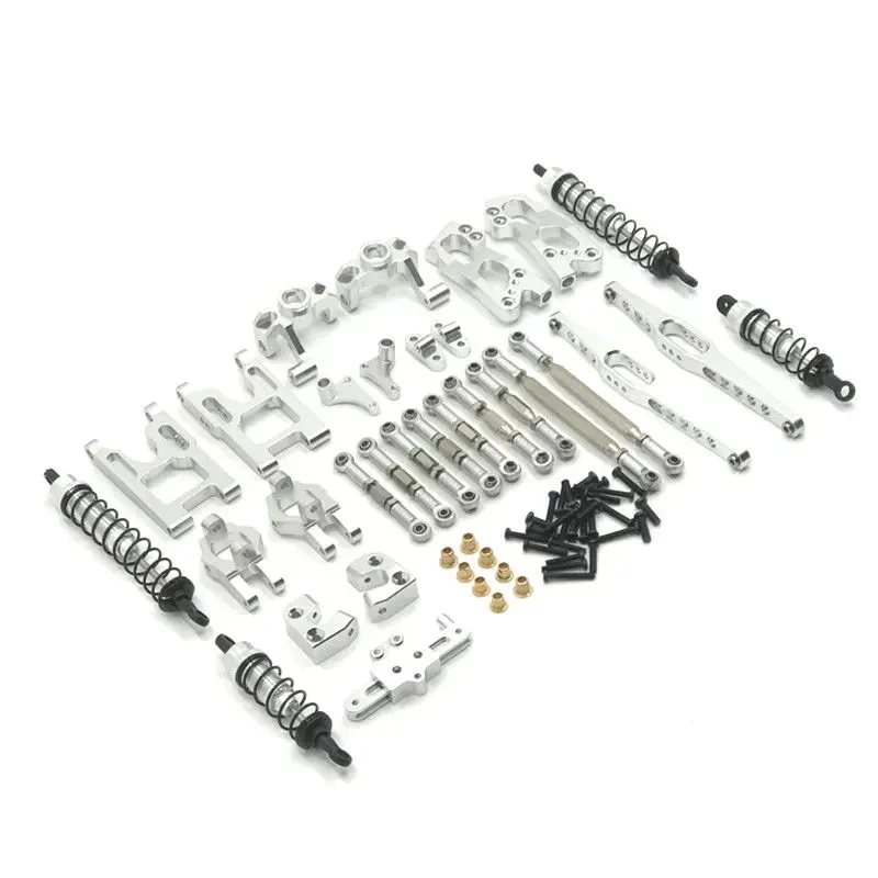 For Wltoys 12427 12428 12423 FY-03 1/12RC car metal upgraded spare parts, steering cup, swing arm, body rod, shock absorber, etc