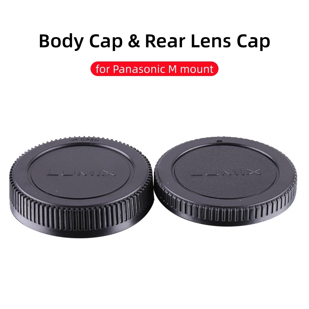 Camera Body Cover Lens Rear Cap for Olympus EM10 Panasonic Lumix GH7 GH6 GH5 GH5S GH4 G9II G9 G85 G95 GX9 GX85 M43 Accessories