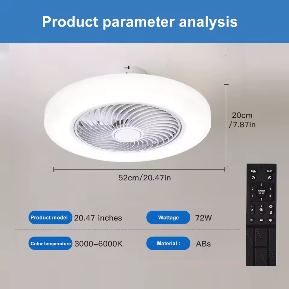 스마트 천장 팬 조명