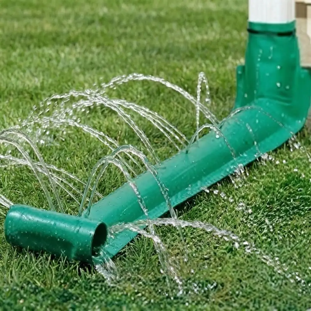Flexible PVC Downspout Gutter Extension Prevent Erosion UV Stabilized Rainwater Diverter Divert Water Away Prevent Splash