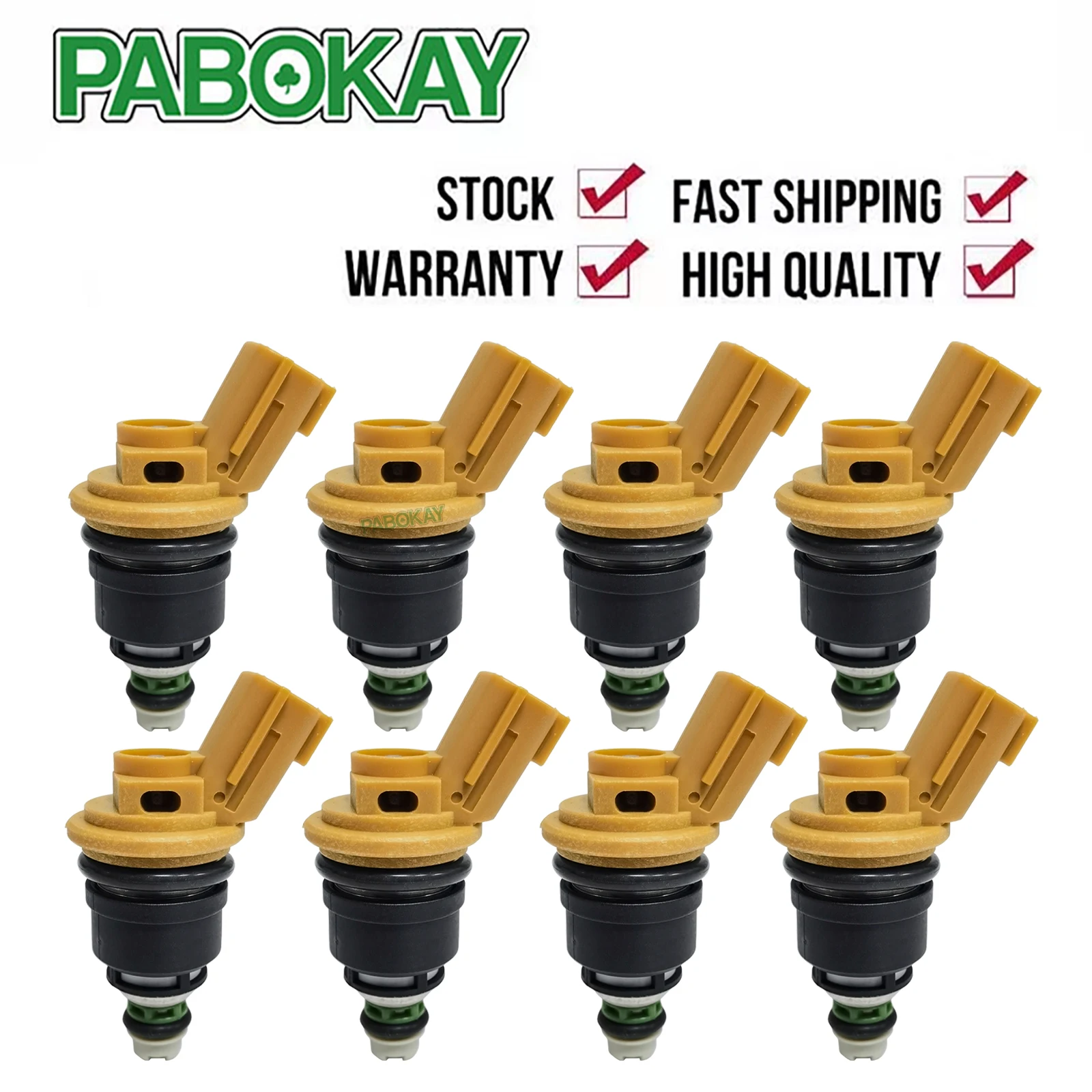 8 Pieces X Genuine 550cc Fuel Injectors 16600-RR543 16600RR543 for NISSAN RB25 SR20 S13 S14 S15