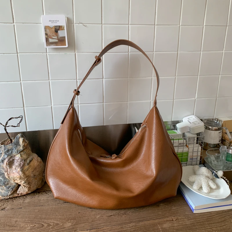 

Стильная женская сумка через плечо из искусственной кожи, большая вместительная сумка с регулируемым ремешком для путешествий, работы и ежедневного использования