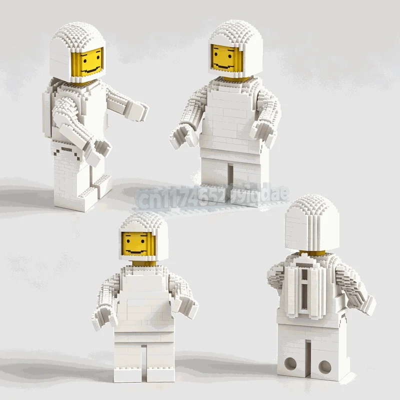 2028PCS Space Astronaut Figure Model Classic Custom Building Blocks DIY Creative Assembly Educational Toy Popular Display Gift