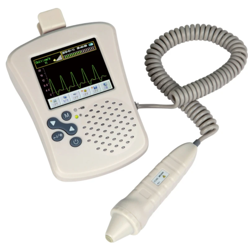 Good Quality Portable B/W Color Display Veterinary Animal Vascular Doppler Blood Pressure System