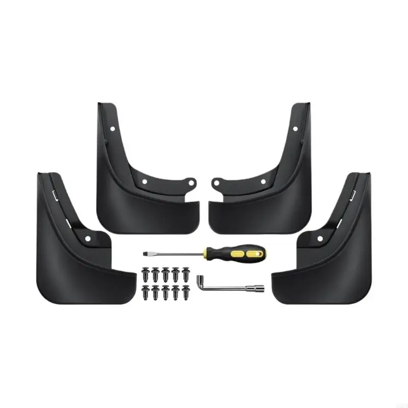 

Vehicle Mud Flaps Plastic Guard Mudflaps Accuracy Splash Shielding Impact Resistant Mount System for Vehicle