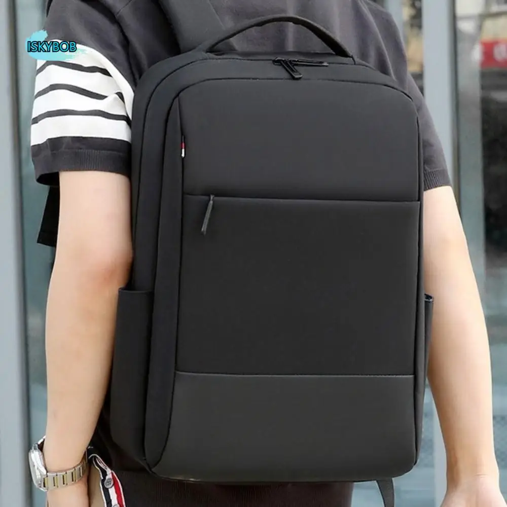 

Large Capacity Men Backpack Oxford Cloth Waterproof Travel Knapsack Streetwear with USB Charging Port Student School Bag