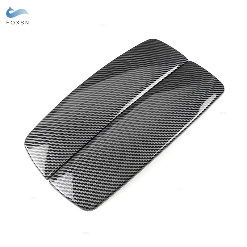 For BMW 7 Series E66 2002 2003 2004 2005 2006 2007 2008 Car-styling Carbon Texture Center Control Armrest Box Protector Cover