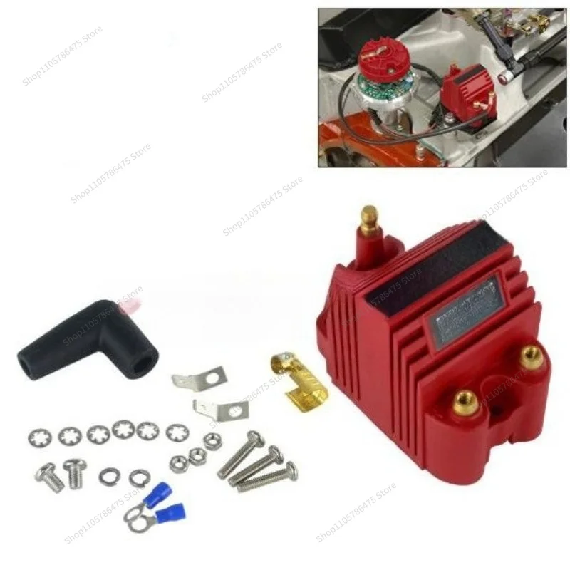 FOR Automobile Modification Ignition Coil 12V E-Core Ignition Coil Electronic  with Connector Accessories