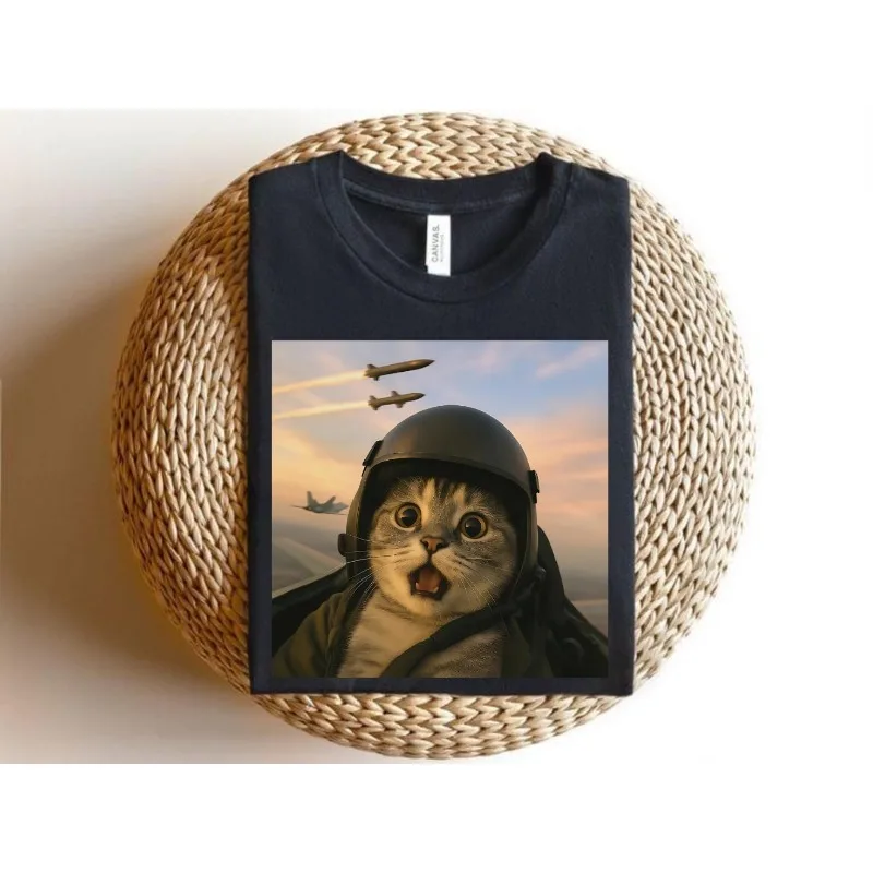 Funny Emoji Gift T-shirt, Generation Z Joke T-shirt for Men, Summer New Retro Unisex Y2K Casual Fashion Cotton T-shirt