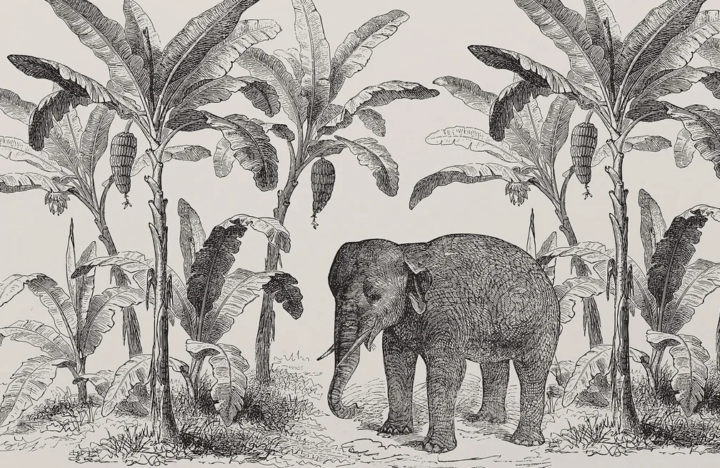op maat gemaakt behang abstracte kunst retro olifant 3d wallpapers voor woonkamer tv achtergrond behang muurschildering woondecoratie