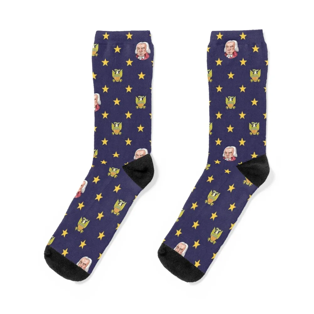 

President James Madison Socks professional running Crossfit sports and leisure Christmas Socks Man Women's