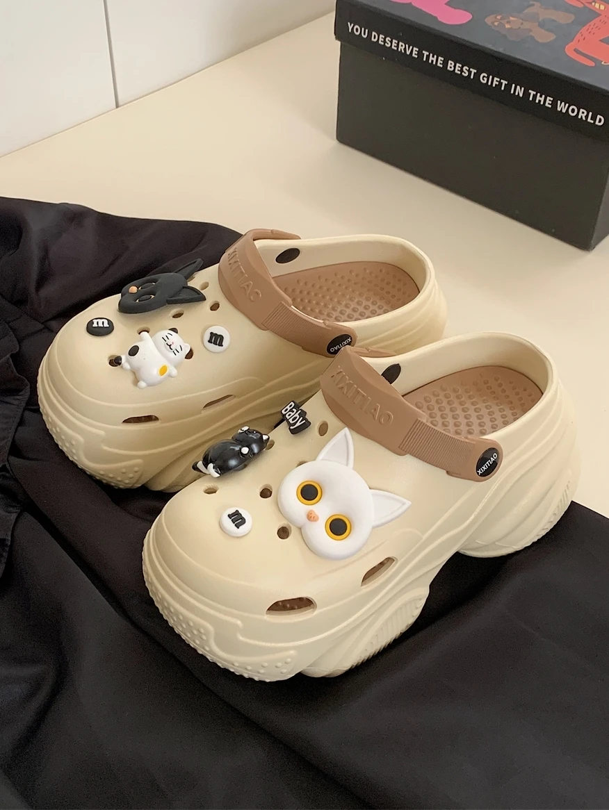 

DIY Garden Shoes Man Women Sandals Height Increasing Outdoor Cool Slippers Beach Slippers Shoes For Women Instagram Sandals
