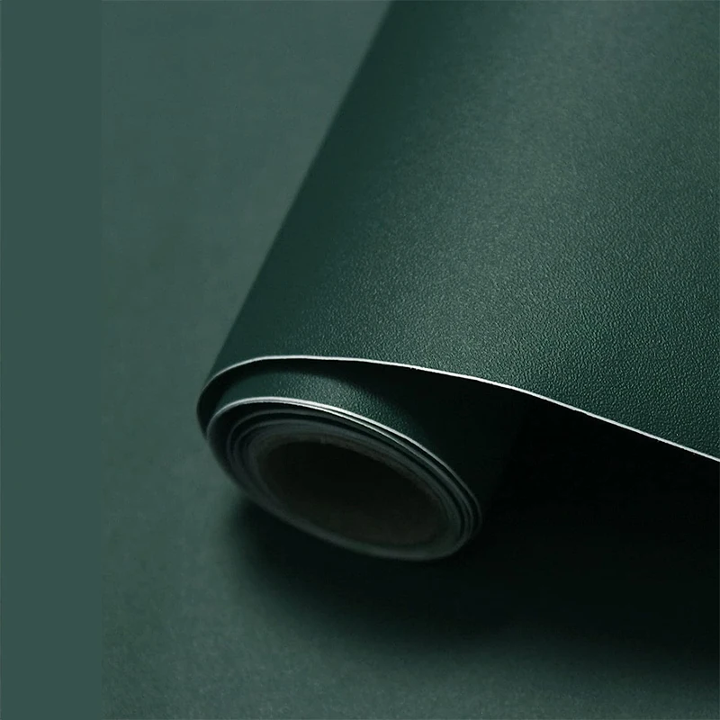 Waterpoof Matte Wallpaper  green Vinyl Self-Adhesive Stickers for Wall Furniture Livingroom Contact Paper Home Decor