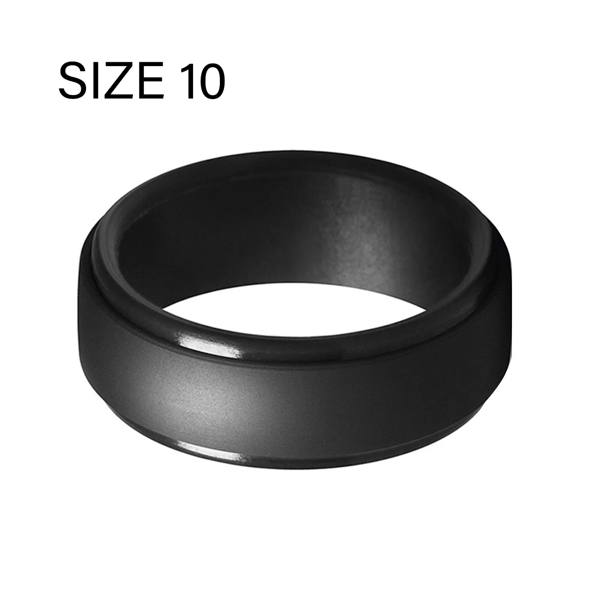 8mm Popular Men Silicone Cool Rings Women Silicone Wedding Ring Environmental Outdoor Sports Ring 2Pcs