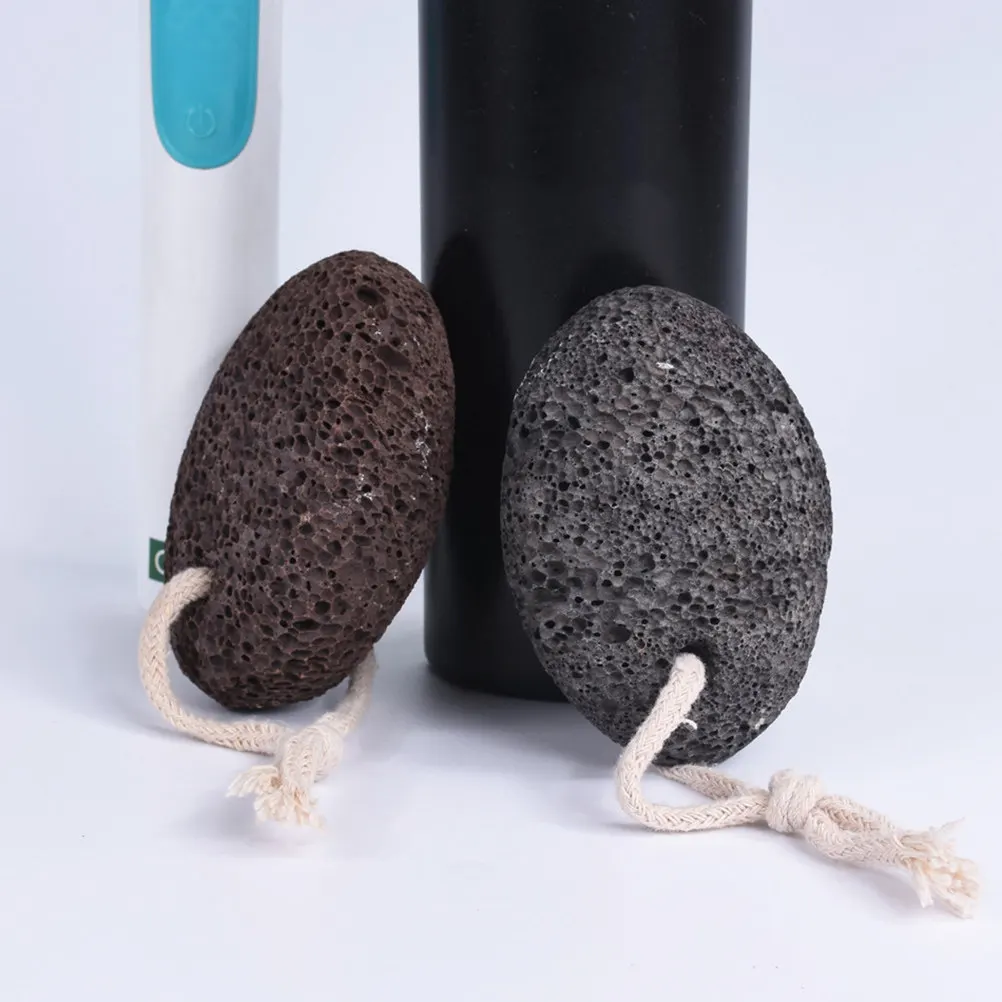 

2Pcs Earth Pumice Stone Foot Scrub Tool for Feet Hands Elbows Heels Rejuvenating Skin Cleansing Callus Corn Dryness Removal