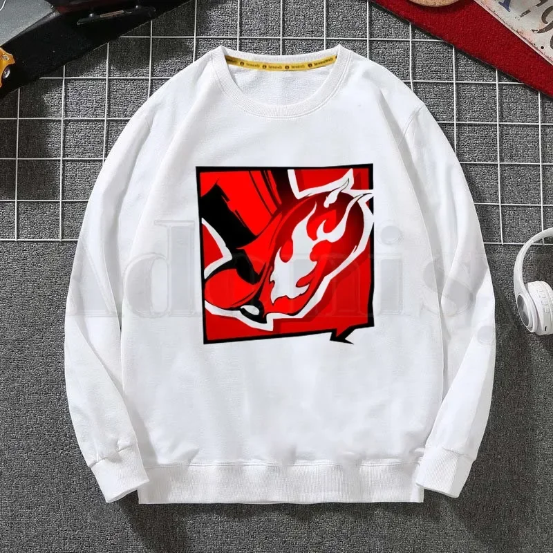

Persona 5 New Men Hoodies Sweatshirt Solid Color Print Trend Coat Mens Clothes Hip-Hop Male Clothing
