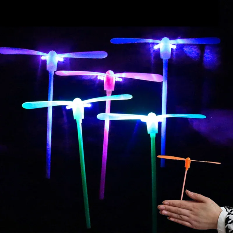 

10-40Pcs LED Bamboo Dragonfly Outdoor Kids Toys Birthday Party Supplies Kindergarten Back to School Gifts Carnival Party Favor