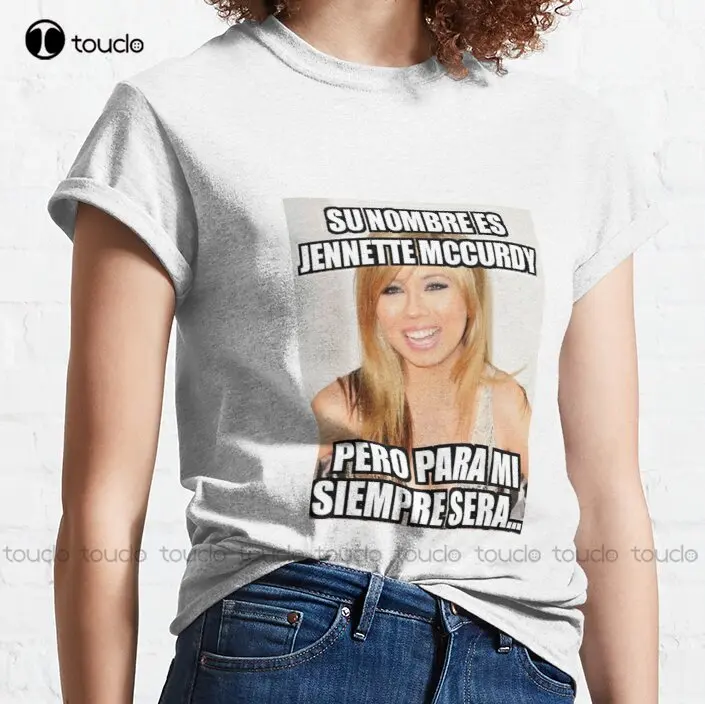 Pero Para Mi Siempre Sera Jennette Mccurdy Classic T-Shirt Hiking Shirt Custom Aldult Teen Unisex Digital Printing Tee Shirts