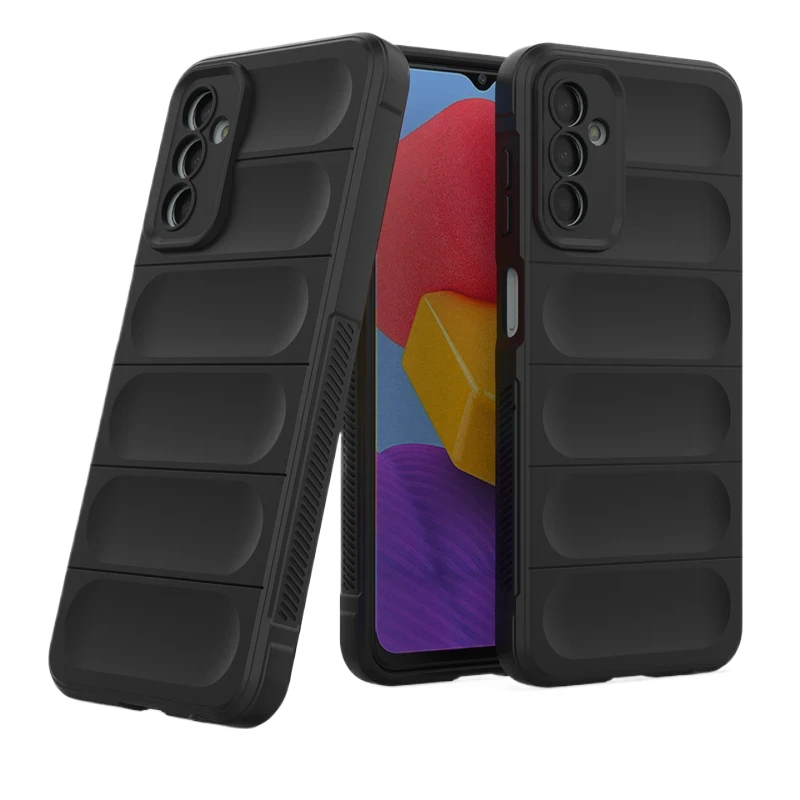 Voor Samsung Galaxy M13 M32 M12 4G Achterhoes Telefoonhoes Vloeibare Siliconen Anti-Val Schokbestendige Pantsercoque Hoesjes