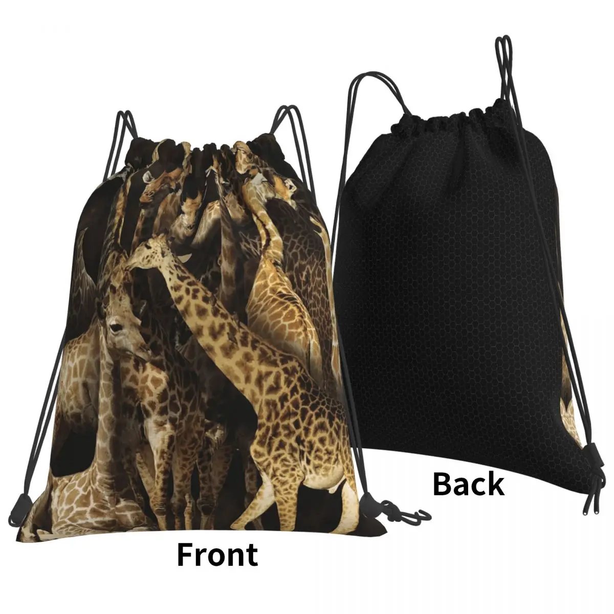 حقائب ظهر على شكل زرافة كاجوال محمولة برباط حقيبة رياضية حقائب كتب للطلاب والنساء #2