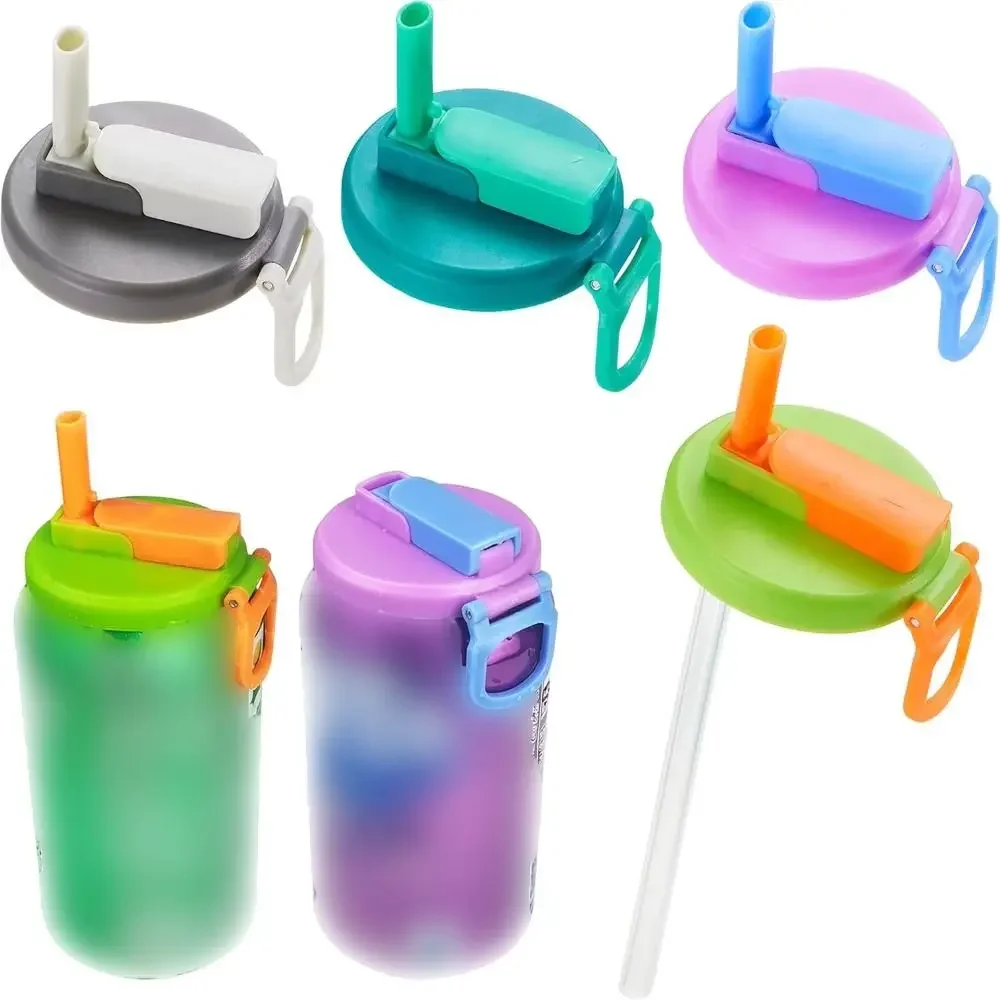 

Soda Cup Cover Soda Can Lids Good Sealing Cup Accessories Drinking Tube Spill-proof Adapter Bottle Replacement Lid