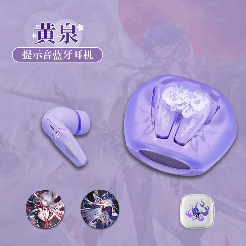 

Honkai: Star Rail Acheron Doujin Theme Voice Earbuds Bluetooth Earphones Wireless Headset Portable Raiden Bosenmori Mei