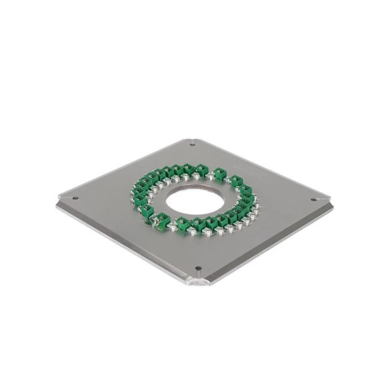 Disco abrasivo de fibra LC Conector de fibra óptica cuatro esquinas pulido de productos terminados presurizados