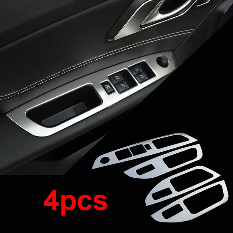 Stainless Steel for FAW BESTURN X40 Inner Door Handle Decoration Frame