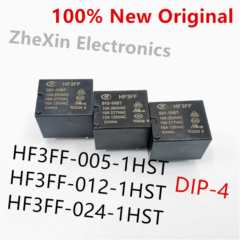 

10PCS/Lot HF3FF-005-1HST 、HF3FF-012-1HST 、HF3FF-024-1HST New high-power relay HF3FF/005-1HST、HF3FF/012-1HST、HF3FF/024-1HST