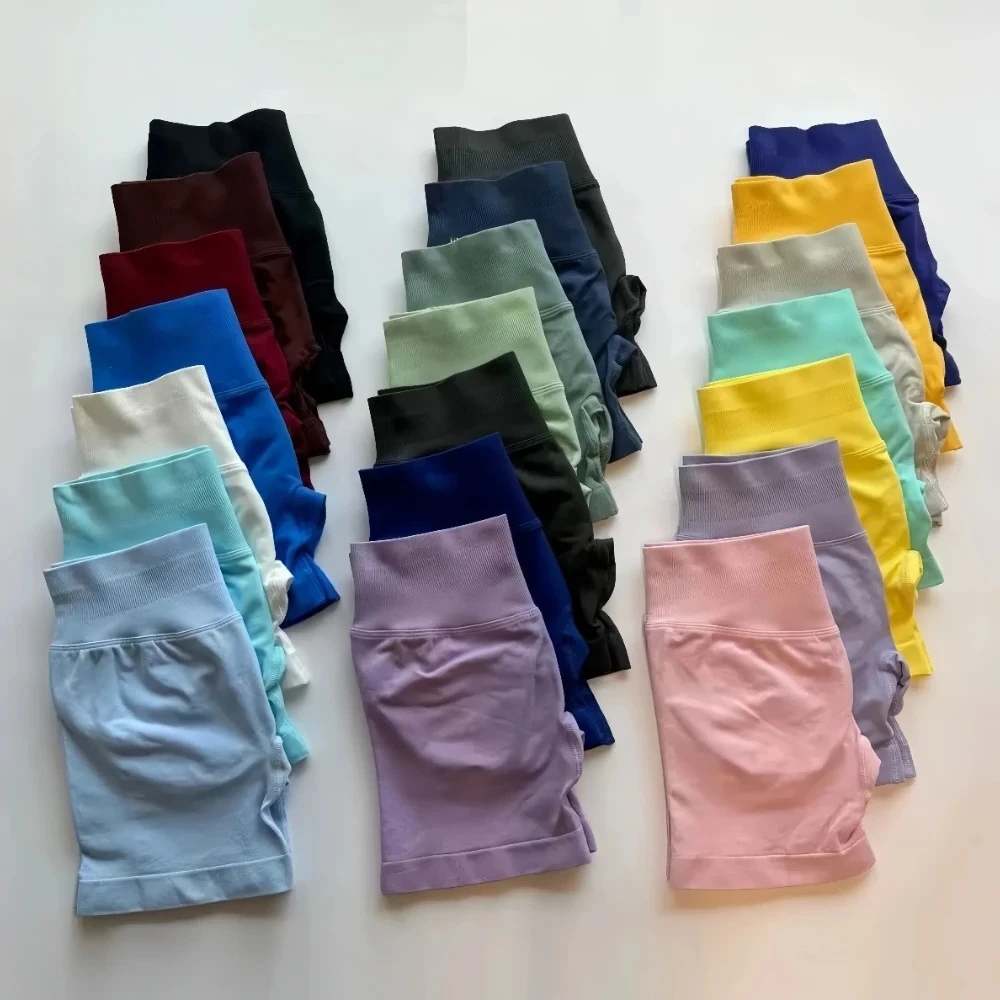 

Yoga Shorts Women Resistance Exercise Seamless Low Waist Shorts Scrunch Bum Gym Workout Shorts Stretch Fitness Sportwear