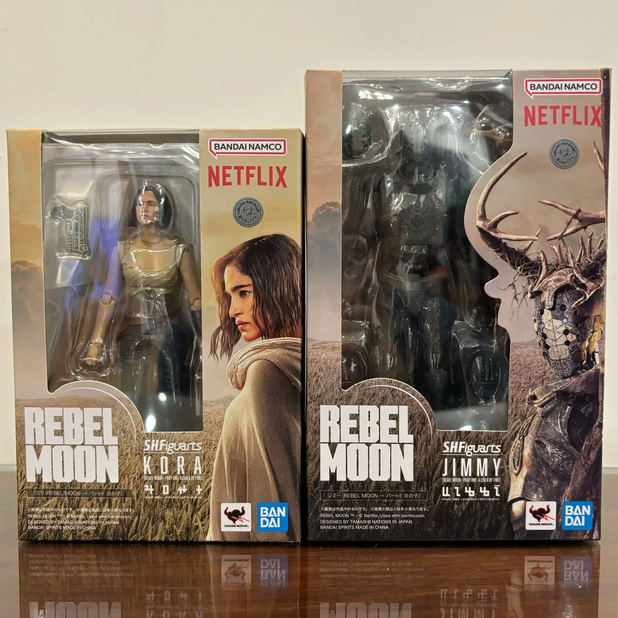 Bandai-Figurines d'action Shf Sh Figuarts, Rebel Moon, Kora Jimmy, Modèle Anime, Jouets Figura, Cadeaux de collection, 100% Original, En stock