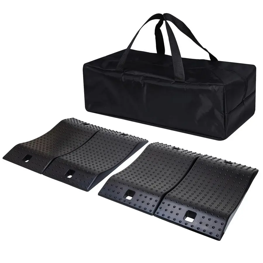 Saver Ramps Rubber Fitted Wheel Design Car Tire Ramps for Flat Spot and Flat Tire Prevention, Durable AntiSlip Pads for Storage