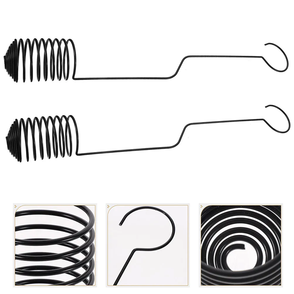 3Pcs Air Plant Holder Spiral Hooks Metal Hanging Planter Wall Plant Holder Indoor Outdoor Tillandsia Air Plants Rack Hangers