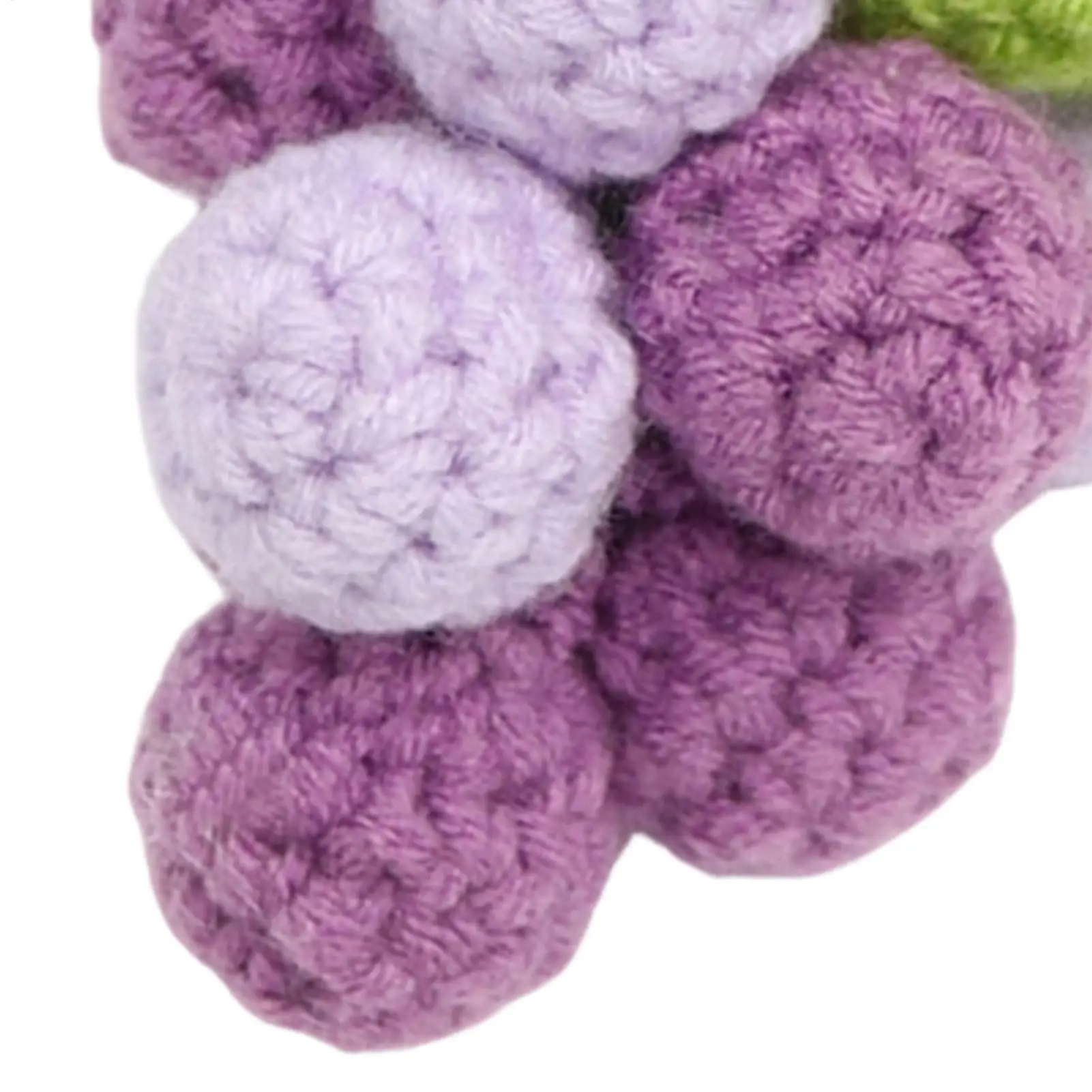 Fruit Bag Charm Cute Handcrafted Crochet Pendant Small Bag Charm For Handbag Tote Backpack Keychain Car Women Girls