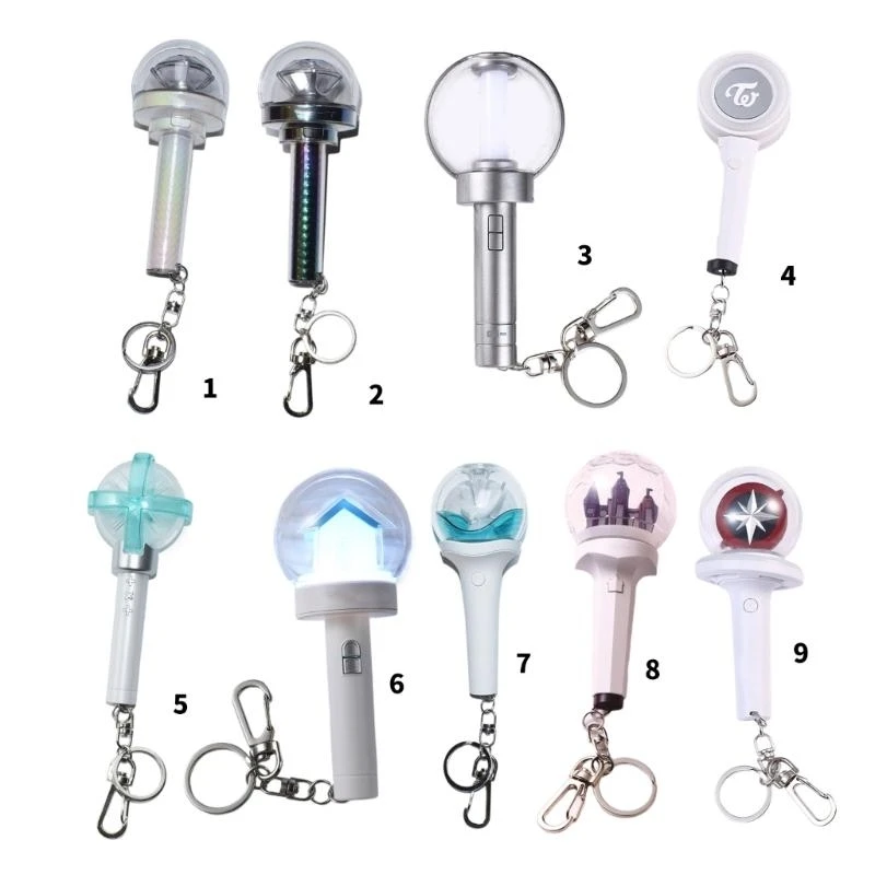 Lightweight Sturdy LED Keychain Pendant Accessory For Concerts And Gatherings