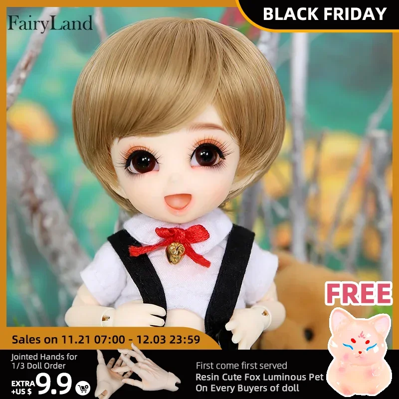 FL Pukifee Pongpong Fairyland bjd sd doll 1/8 body model  baby girls boys dolls eyes High Quality toys shop OUENEIFS