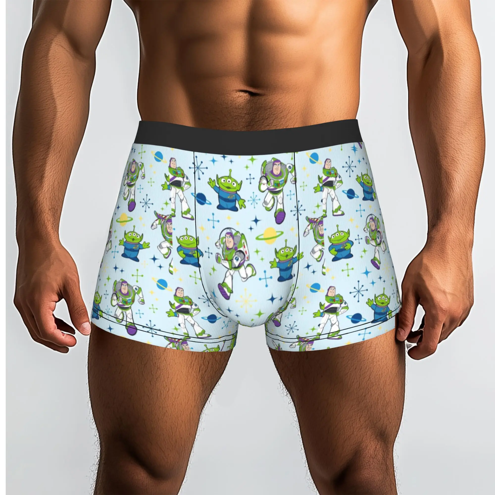 Custom T-Toy Cartoon S-Story Underwear Men Stretch  Boxer Briefs Shorts Panties Soft Underpants For Male