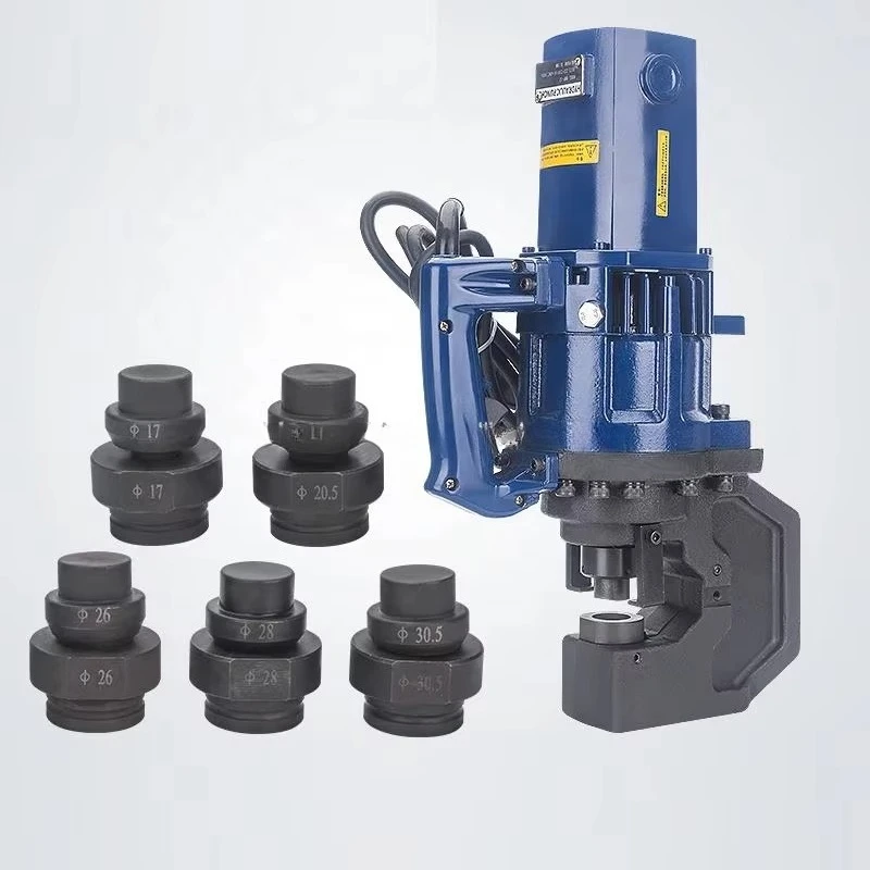 Angle Steel Plate Punching Machine Steel Bar Rebar Punching Tool Steel Aluminium Thin Metal Punching Machine