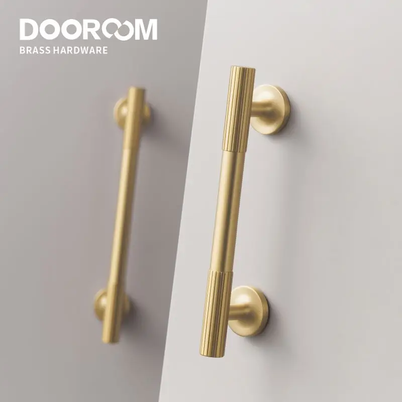 Dooroom Brass Linear Furniture Handles Antique Brass Matt Nickel Silver Cupboard Wardrobe Dresser Shoe Box Drawer Cabinet Pulls