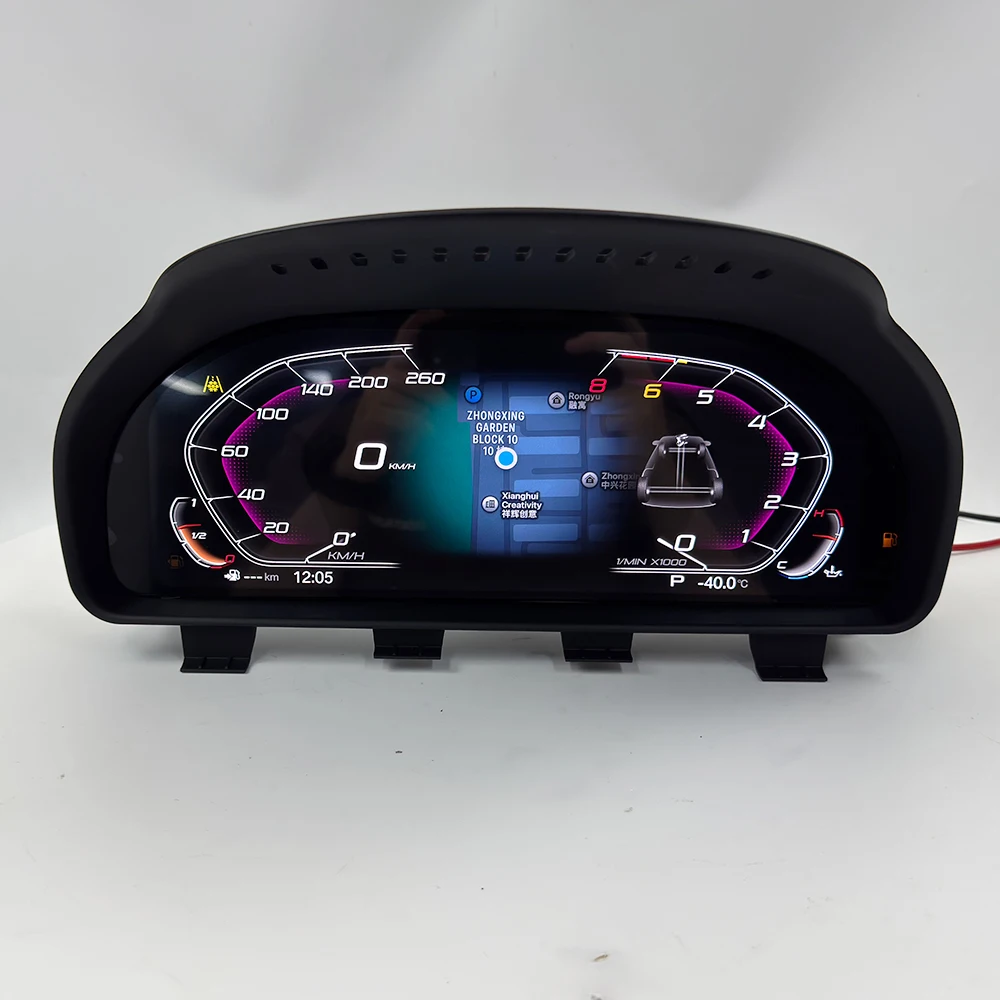 Auto Digital Kilometerzähler Bildschirm Carplay für BMW 5 F10 F11 F18 6 F06 F12 F13 7 F01 F02 X3 Geschwindigkeitsmesser Virtuelles Cockpit Digital Cluster