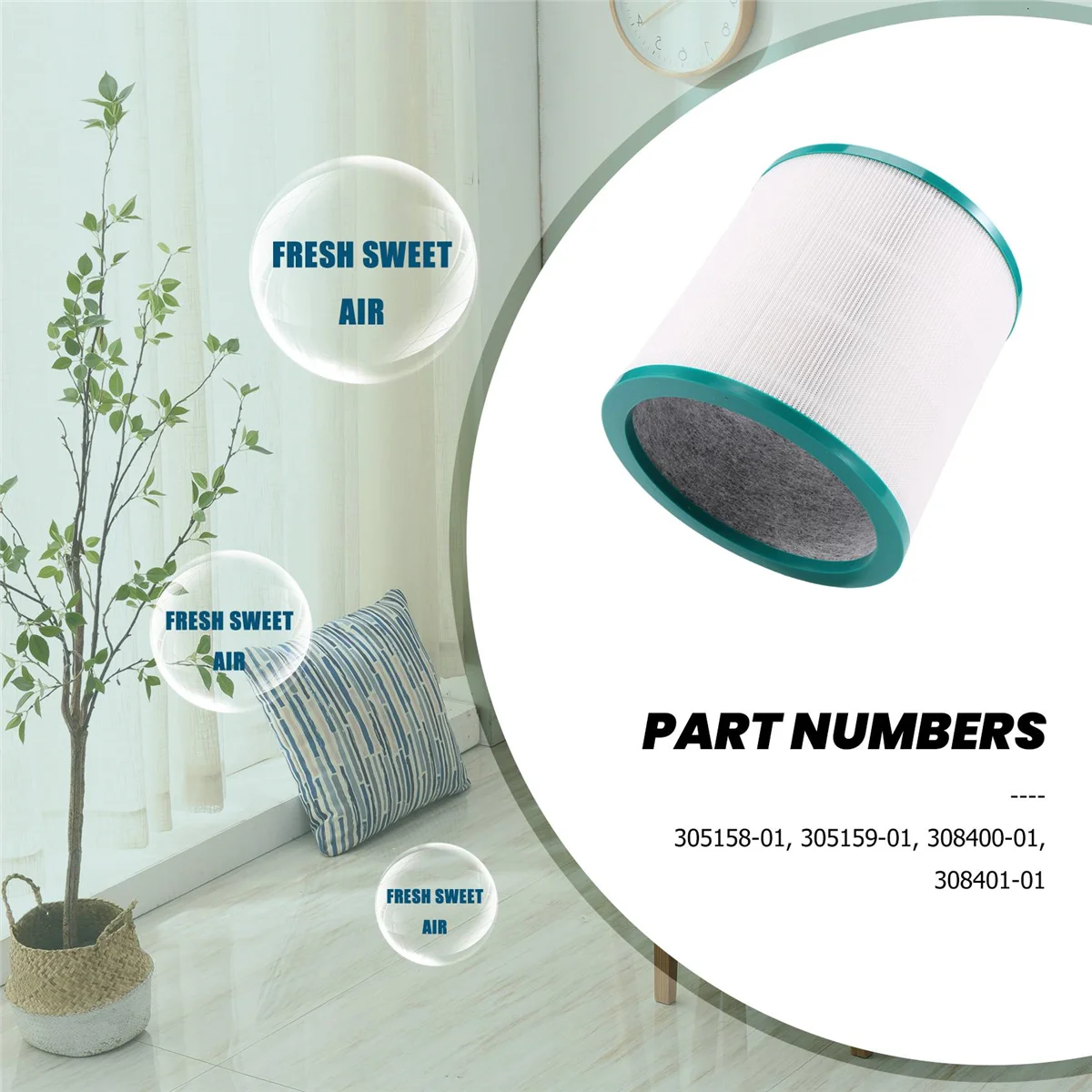 Filtros purificador de ar A86I compatíveis com modelos Dyson Tower Purifier TP00/03/02/AM11/BP01