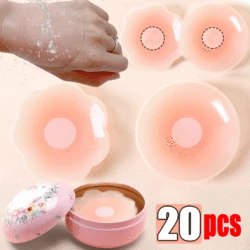 Silicone Nipple Cover Women Reusable Breast Lingerie Bra Sticker Female Invisible Petal Lift Up Adhesive Pads Chest Pasties