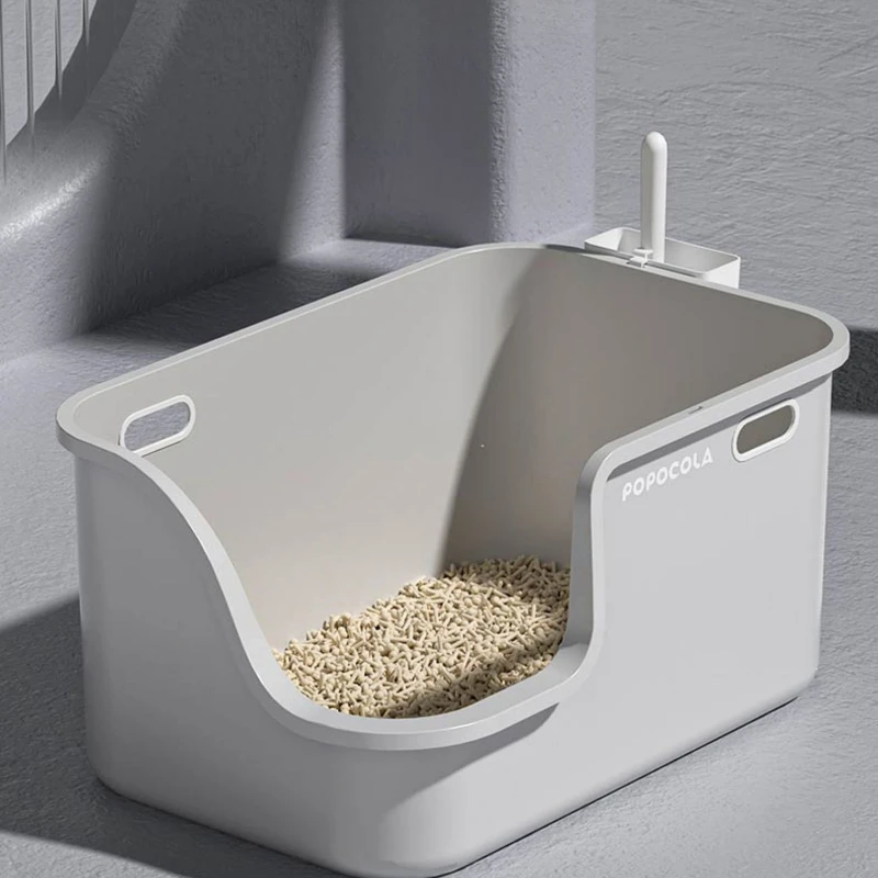 Cat Litter Box Oversized Splash-proof Maine Super Large Semi-enclosed King Cat Toilet Arenero Para Gato Лоток Для Кошек