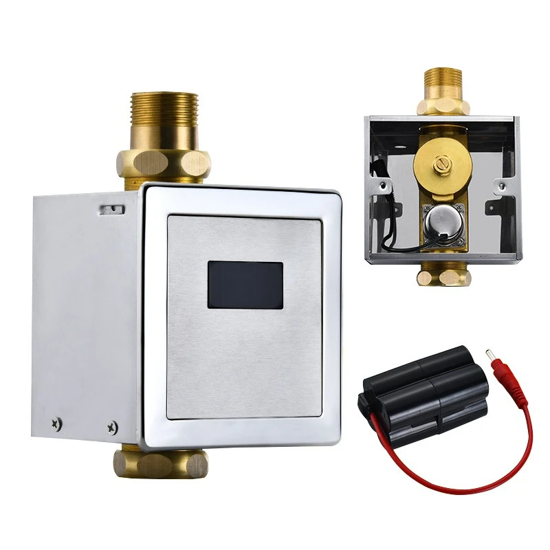 

Fully automatic light and dark installation induction flush panel toilet sensor