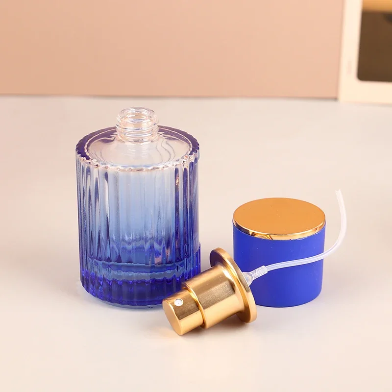 Perfume Bottle 30ml Glass Atomizer Colorful Glass Tube Spray Perfume Sub-bottling Moisturizing Spray Bottle Refillable Bottles
